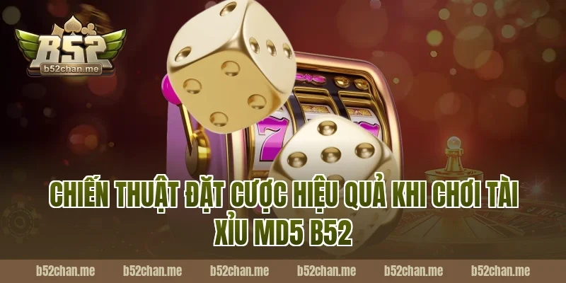 Chiến Thuật Đặt Cược Hiệu Quả Khi Chơi Tài Xỉu MD5 B52